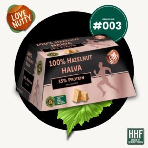 100% hazelnut halva 35% protein