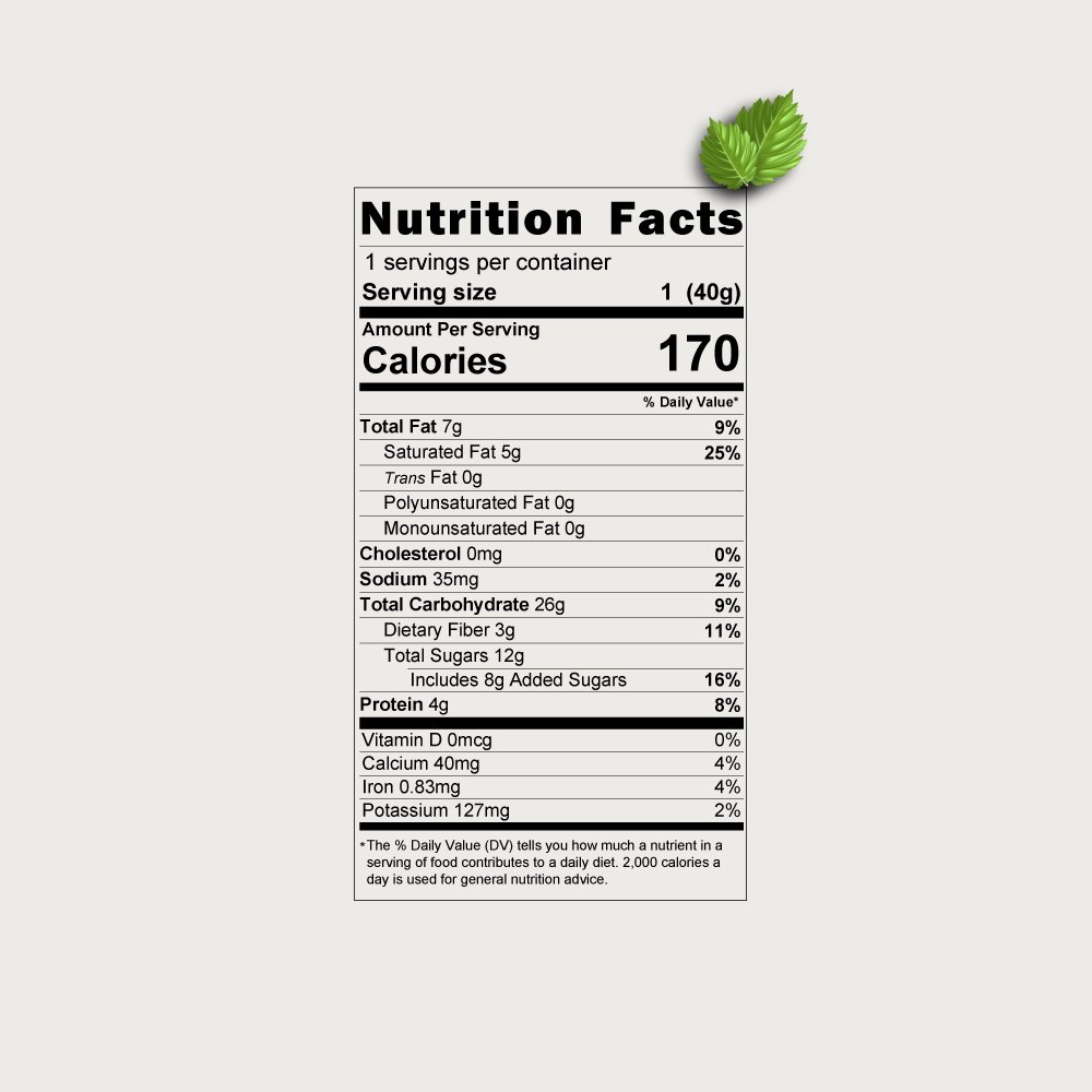 20% protein honey bar with hazelnut butter and crunchy peanuts 20% protein honey bar with hazelnut butter and crunchy peanuts